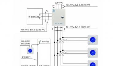 CS-Y03A余压探测器和CS-FK控制箱接线与安装方法