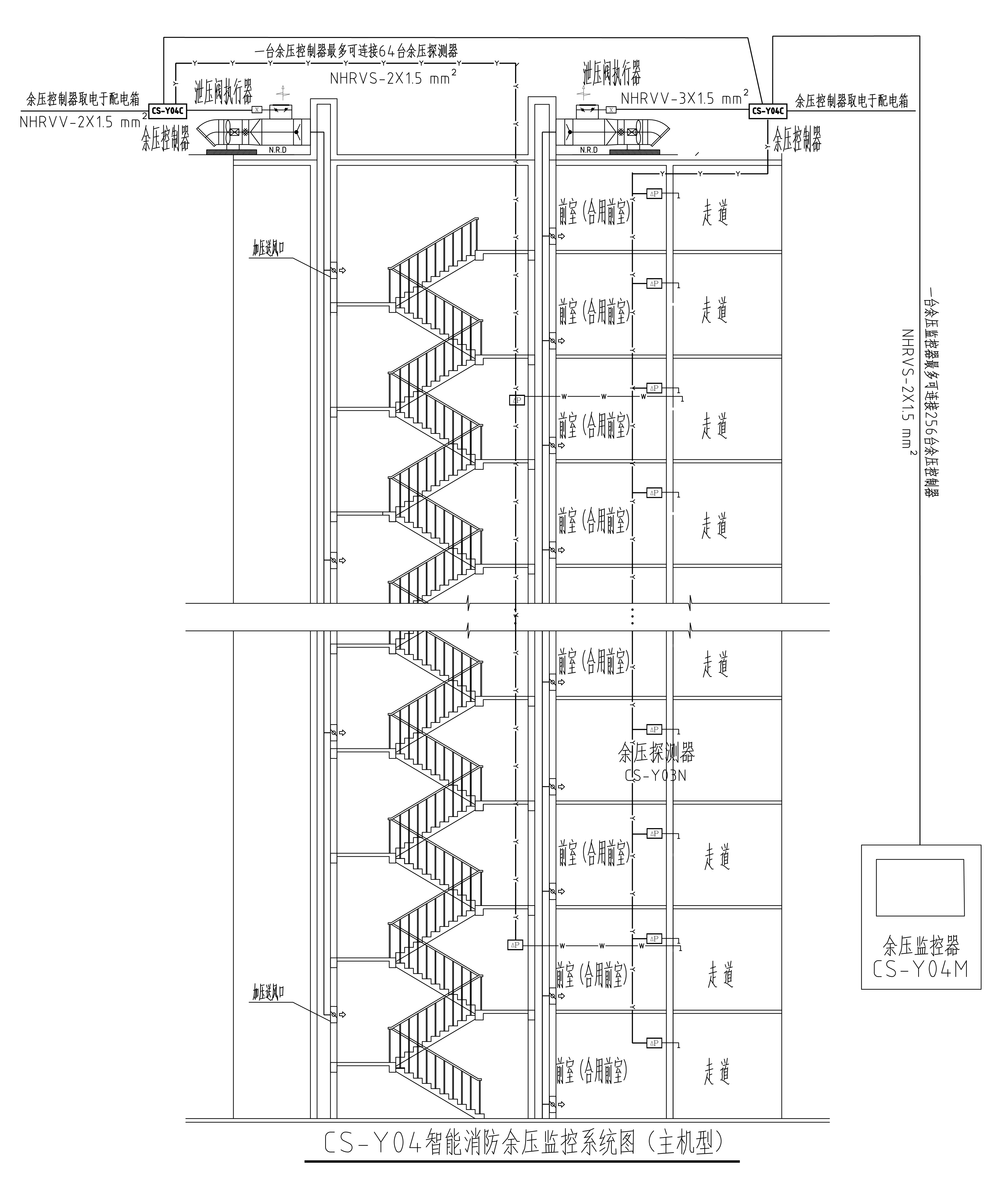 余压监控系统施工图纸